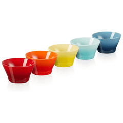 Set bát ăn cơm LeCreuset Neo cầu vồng 5 món