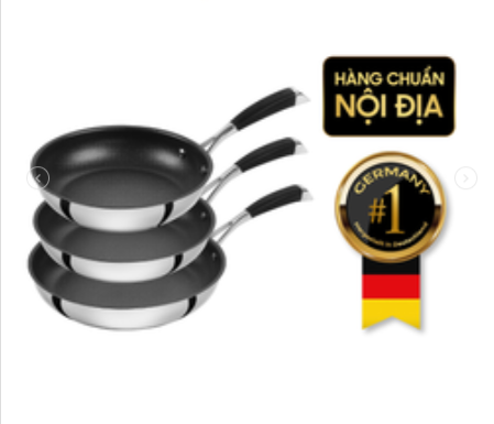 Set 3 chảo chống dính Zwilling Cornelia Poletto