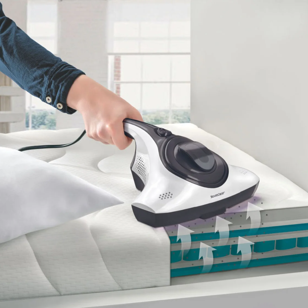 Máy hút bụi diệt khuẩn cầm tay Silvercrest 300W màu trắng
