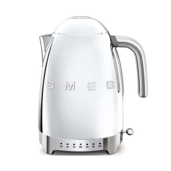 Ấm siêu tốc SMEG KLF04SSEU màu trắng bạc
