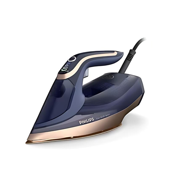 Bàn là hơi nước PHILIPS Azur 8000 DST8050/20 3000W màu xanh da trời đậm Dunkelblau/Gold