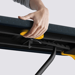 Bàn để ủi đồ chân cao có móc treo cửa Joseph Joseph Glide Compact Plus (Black) 50028