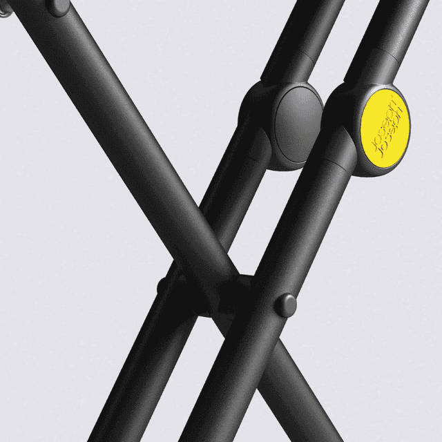 Bàn để ủi đồ chân cao có móc treo cửa Joseph Joseph Glide Plus (Ecru Scatter) 50032 màu trắng