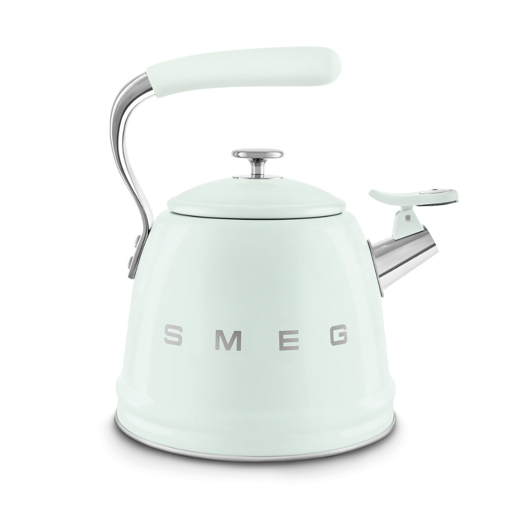 Ấm đun từ thổi sáo SMEG CKLW2001PG màu xanh bạc hà