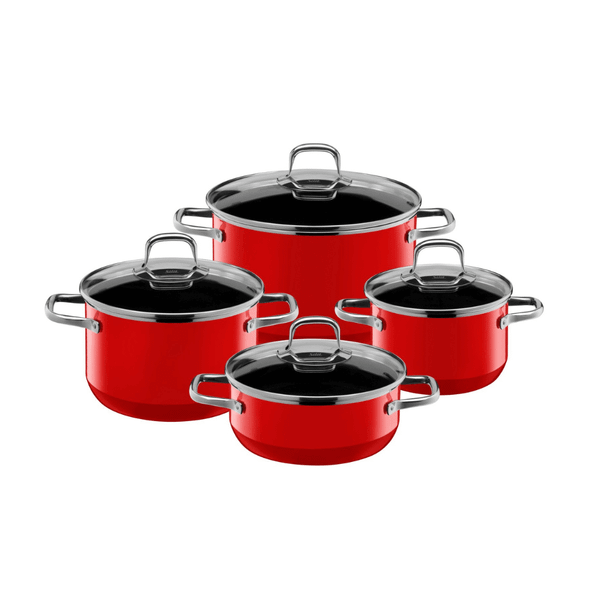 Bộ nồi SILIT ELEGANCE 4 món màu đỏ made in Germany