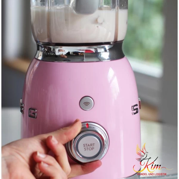 Máy xay sinh tố SMEG BLF01PKEU màu hồng nội địa Đức