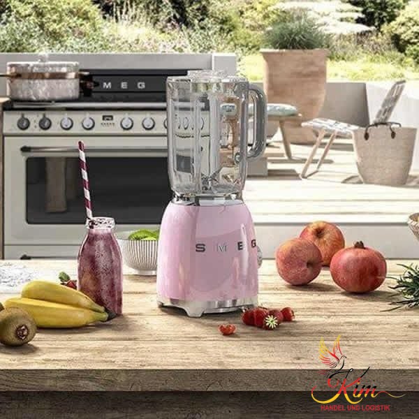 Máy xay sinh tố SMEG BLF01PKEU màu hồng nội địa Đức