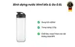 Bình Đựng Nước Wmf Mix & Go 0.6l nội địa Đức