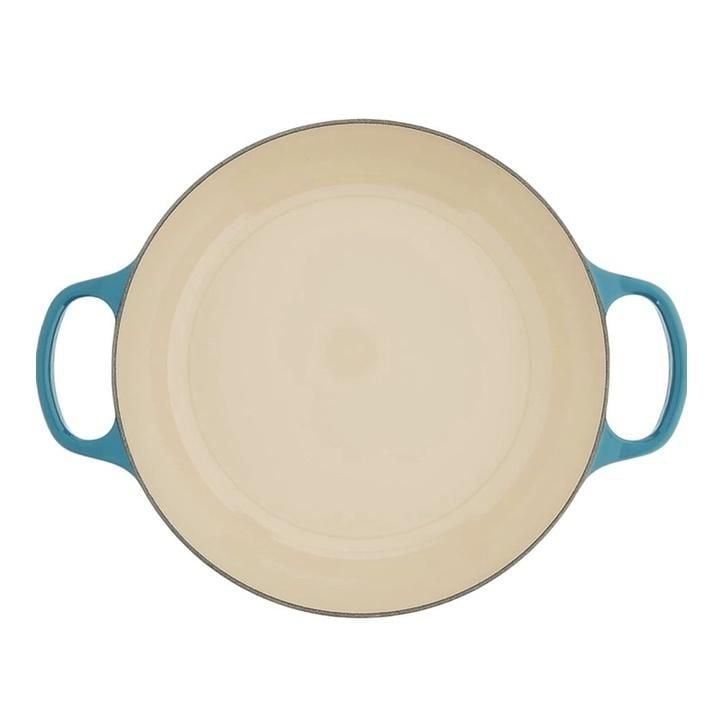 Nồi gang Le Creuset Gourmet Profit 30cm màu xanh deep teal