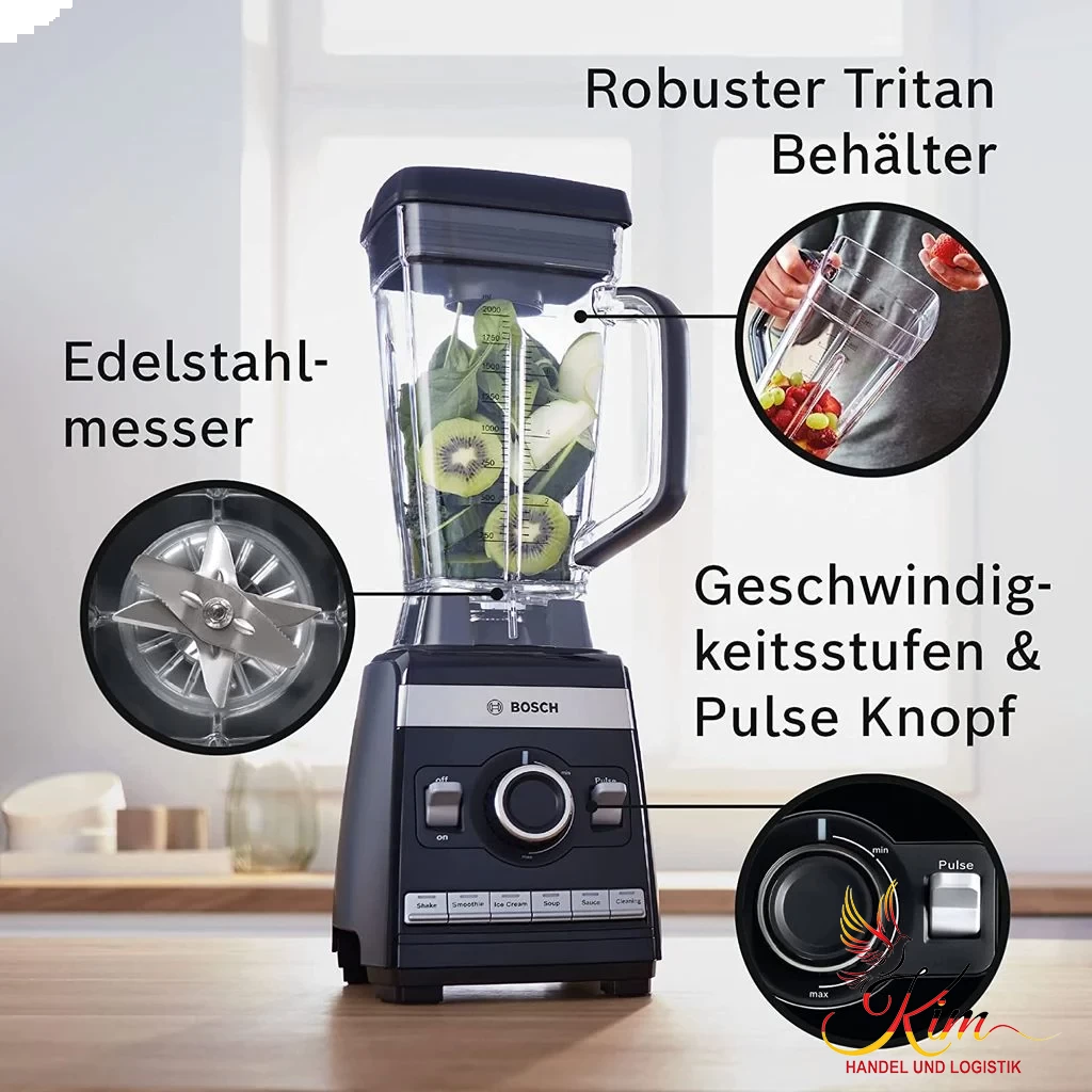 Máy xay sữa hạt đa năng Bosch MMBH6P6BDE