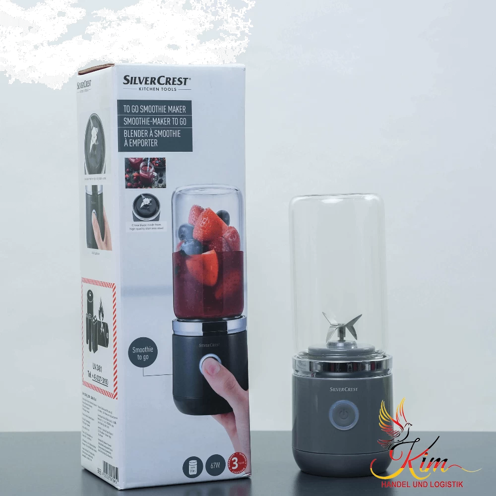 Máy xay sinh tố mini SILVERCREST Smoothie màu xám