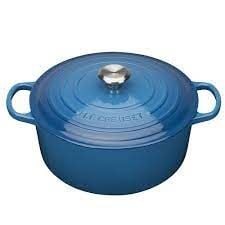 Nồi Gang Le Creuset 26cm màu xanh marseille blue