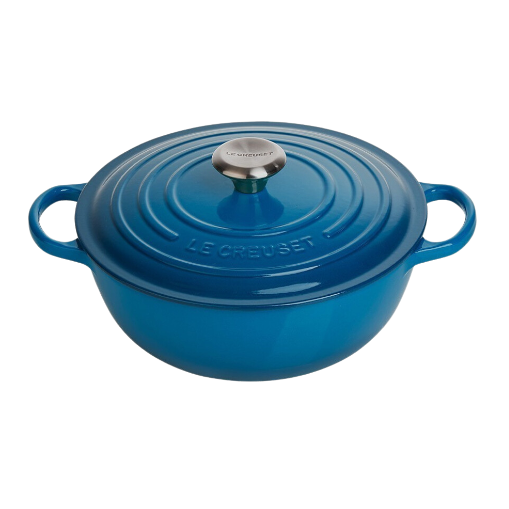 Nồi sâu lòng Le Creuset La Marmite 26cm màu xanh nước biển marseille