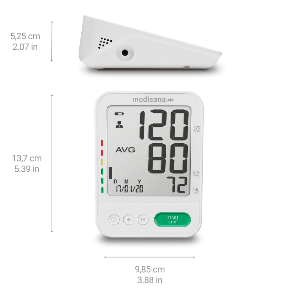 Máy đo huyết áp bắp tay Medisana BU586 có giọng nói