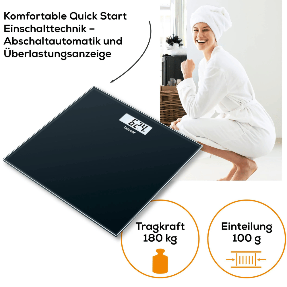 Cân sức khoẻ điện tử BEURER GS10 màu đen
