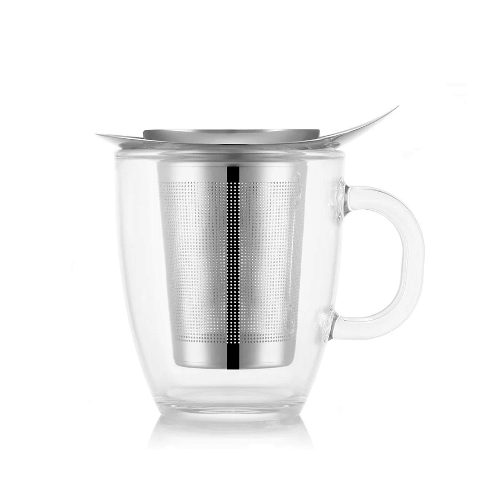 Set cốc kèm lưới lọc trà Bodum 350ml made in EU