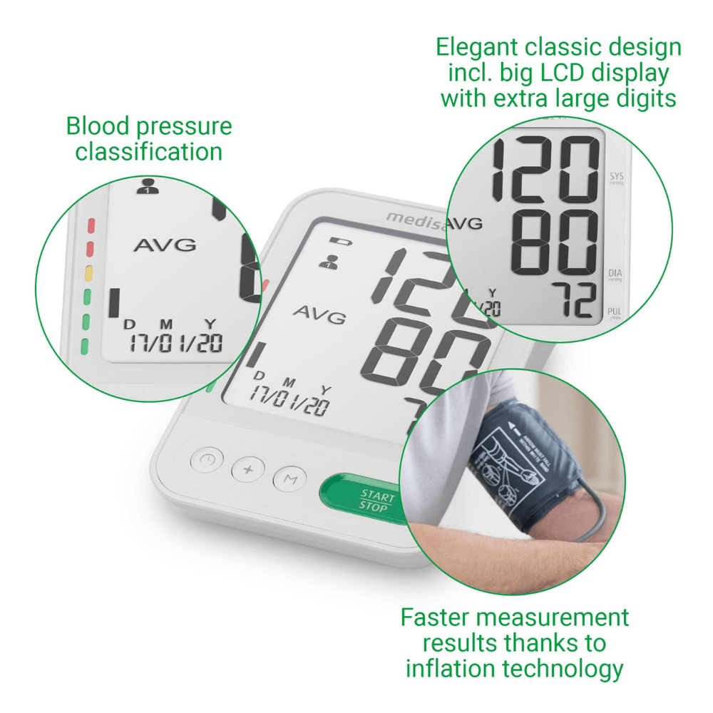 Máy đo huyết áp bắp tay Medisana BU586 có giọng nói