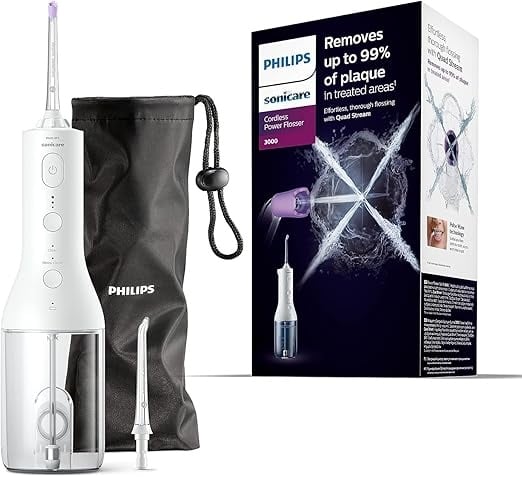Tăm nước Philips thế hệ mới HX3826/31 màu trắng