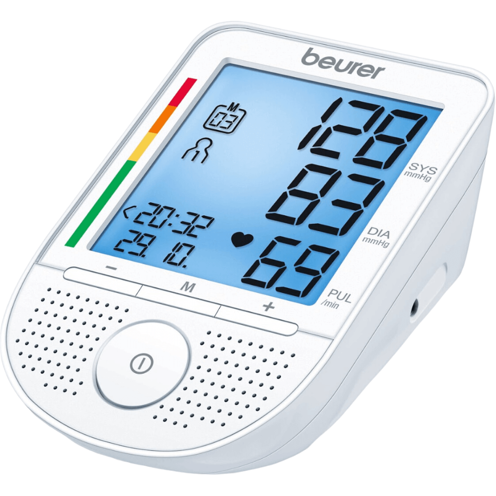 Máy đo huyết áp bắp tay BEURER BM49 màu trắng