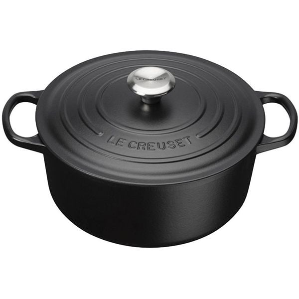 Nồi gang Le Creuset 24cm màu đen nhám schwarz matt