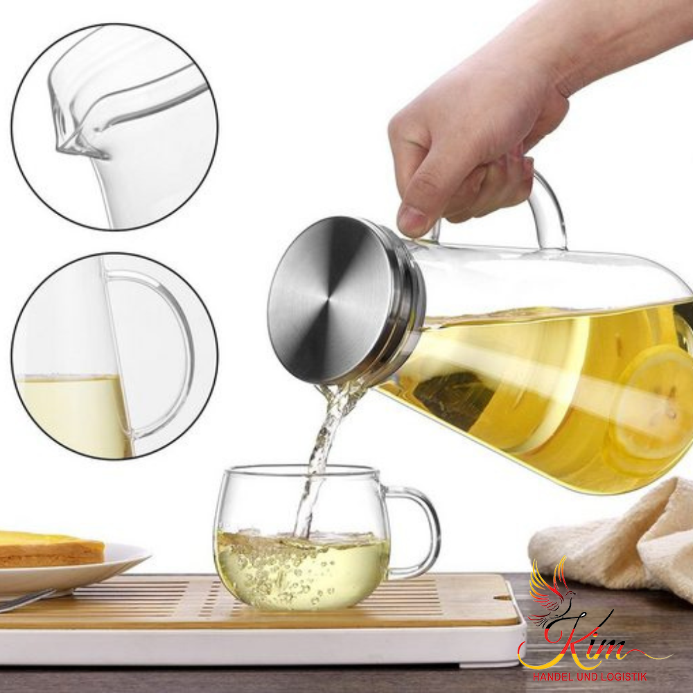 Bình đựng nước thủy tinh Sodasweet Germany 2,2L có tay cầm