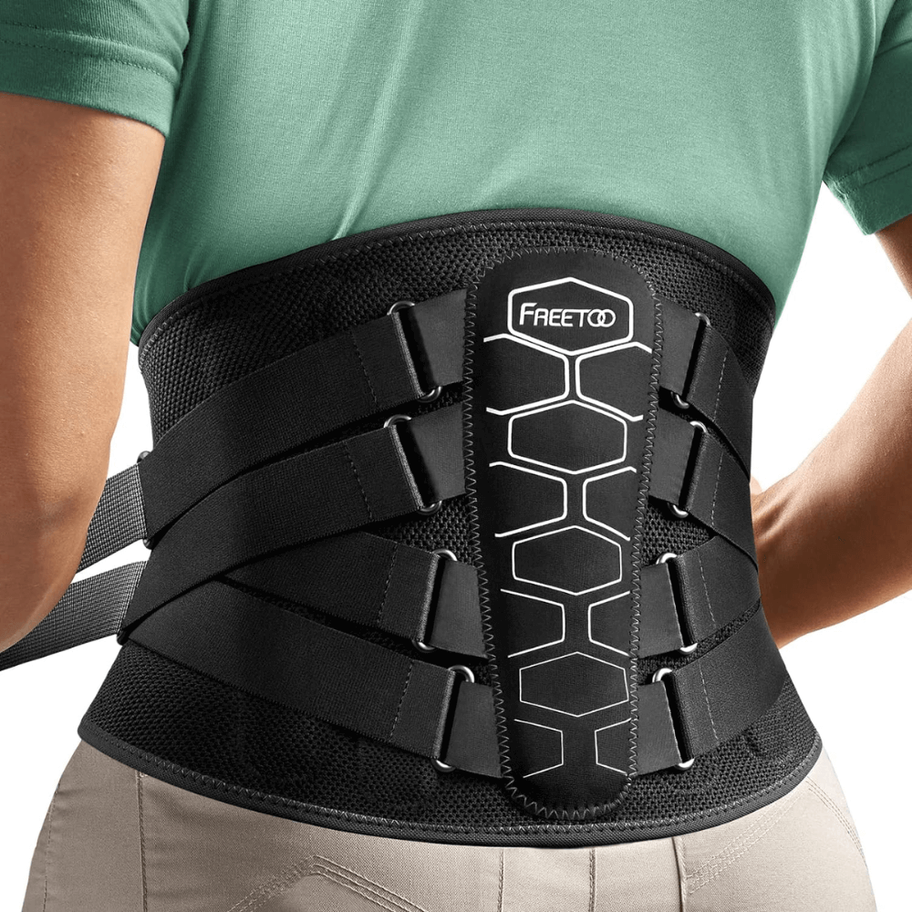 Đai hỗ trợ cột sống Freetoo 3D (S M L) màu đen