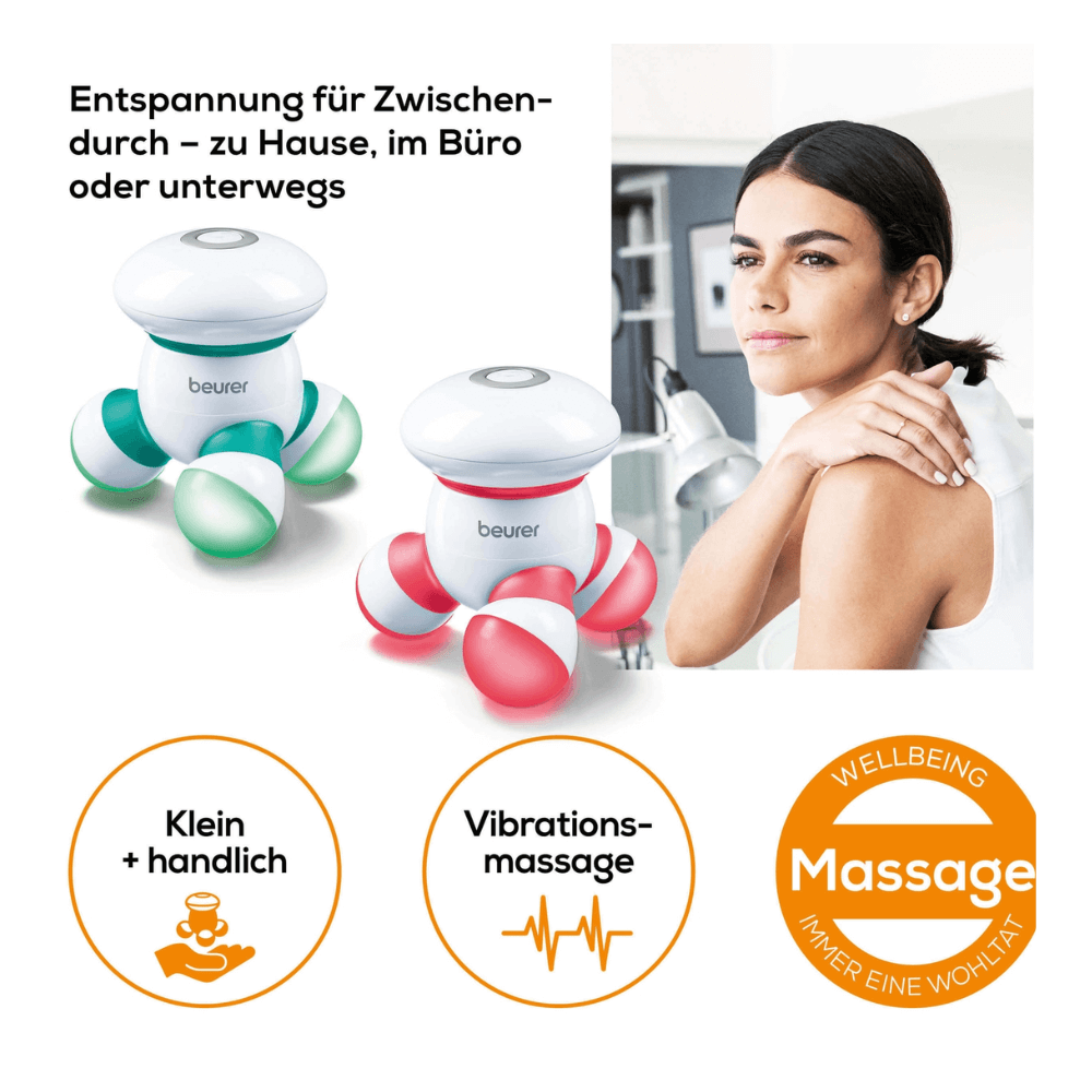 Máy Massage mini cầm tay BEURER MG16 màu xanh