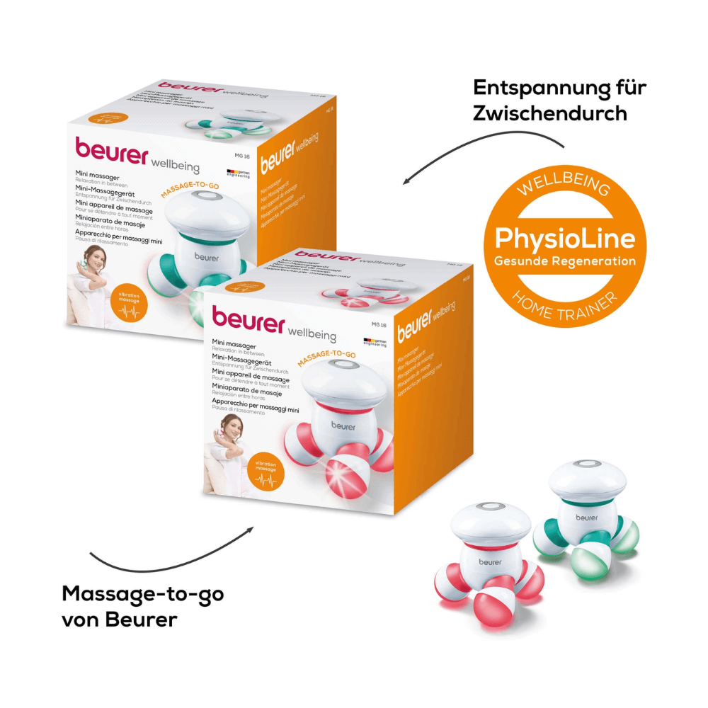 Máy Massage mini cầm tay BEURER MG16 màu xanh