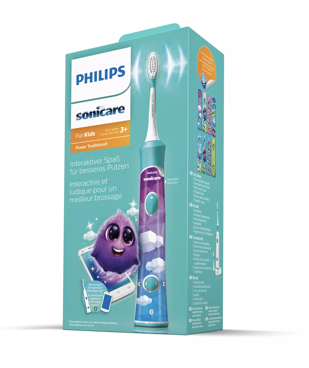 Bàn chải điện trẻ em Philips HX6322/04