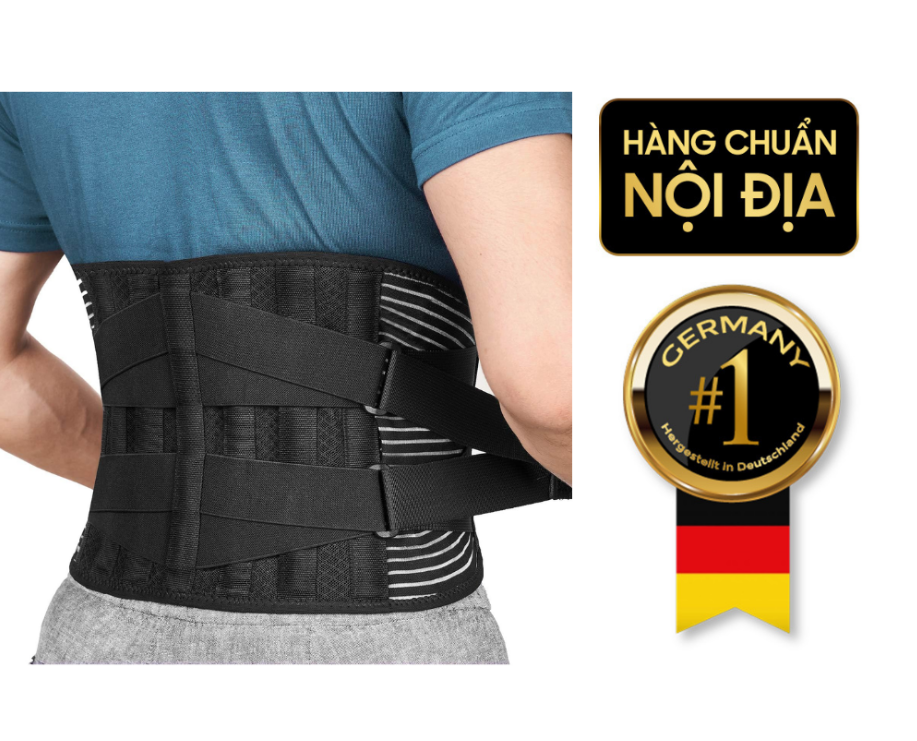Đai hỗ trợ cột sống Freetoo (size S M L) màu đen