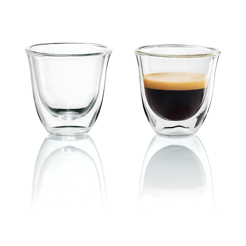 Set 2 cốc thủy tinh Delonghi Espresso 90ml