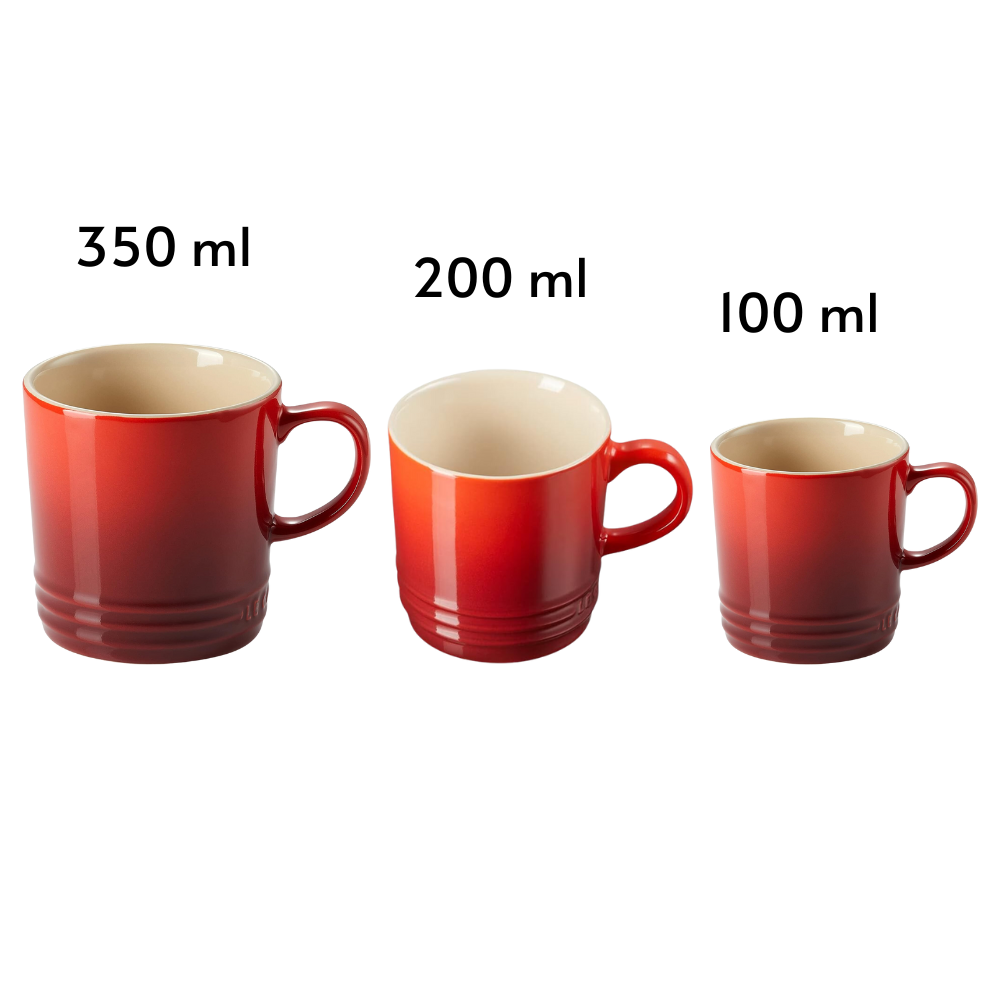 Set 6 cốc Lecreuset cầu vồng 200ml nội địa Đức