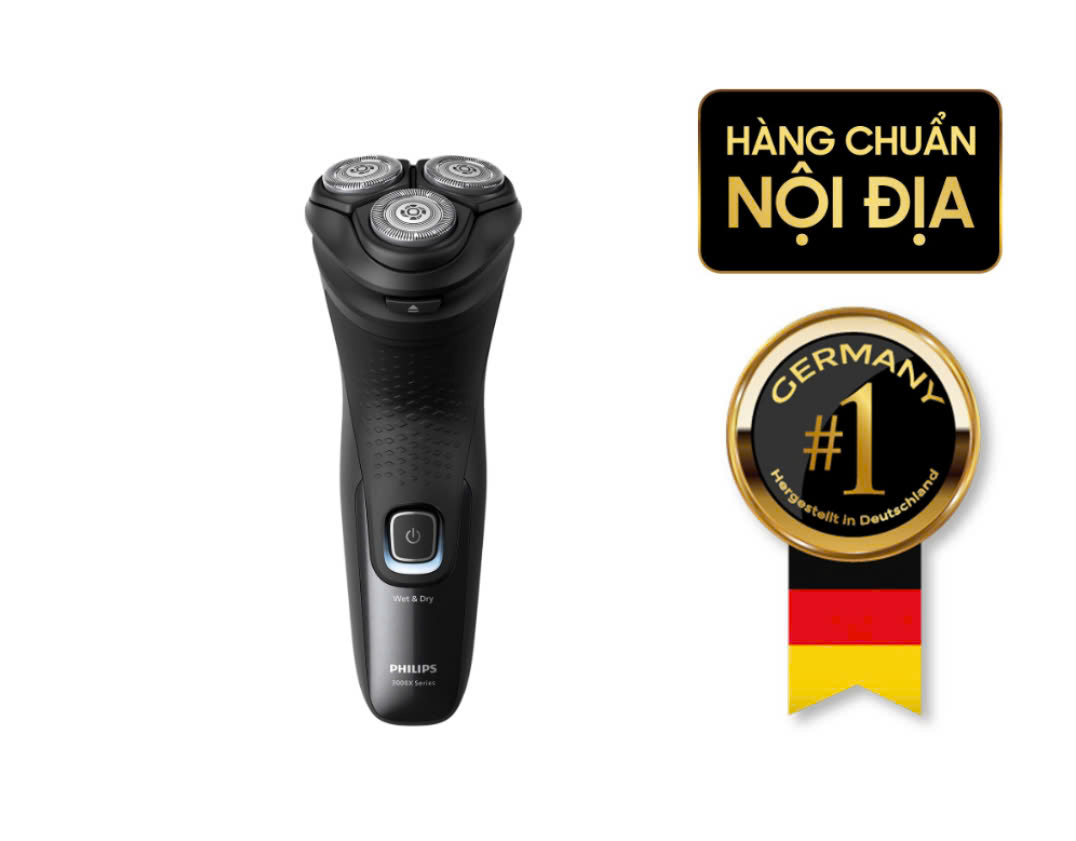 Máy cạo râu Philips X3051/00 Series 3000 model 2024 màu đen